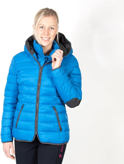 PFIFF Damen REIT-Steppjacke-Cerul Jacke XL mittelblau, XL mittelblau