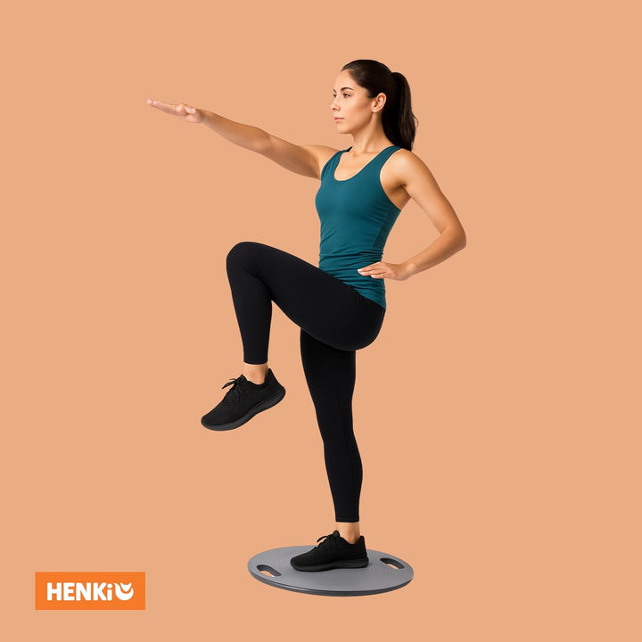 Premium Balance Board inkl. Antirutsch Boden, Hochwertiges Wackelbrett, Stärkt deine Balance, Für Er
