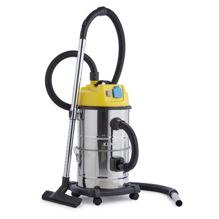 Klarstein Reinraum Nass- und Trockensauger mit 1800W Leistung, 30L Tank, Gebläsefunktion, integriert