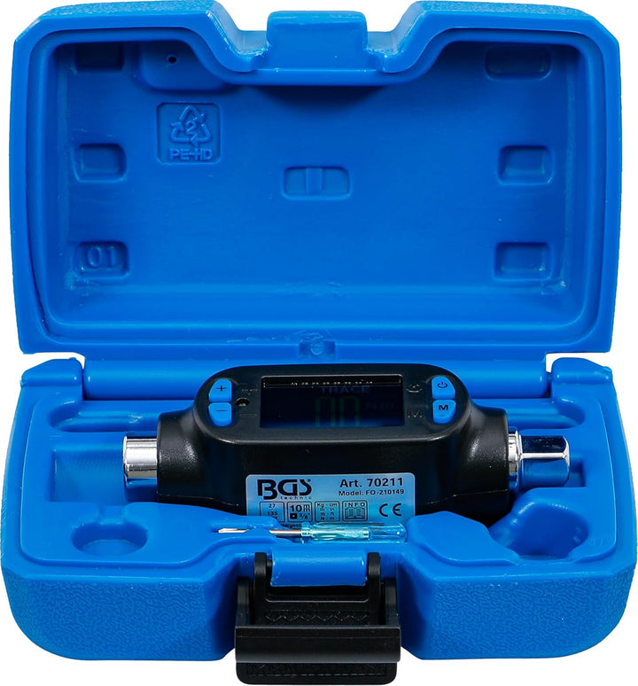BGS 70211 | Digitaler Drehmoment-Adapter | 10 mm (3/8") | 27 - 135 Nm 10 mm (3/8") | 27 - 135 Nm | n