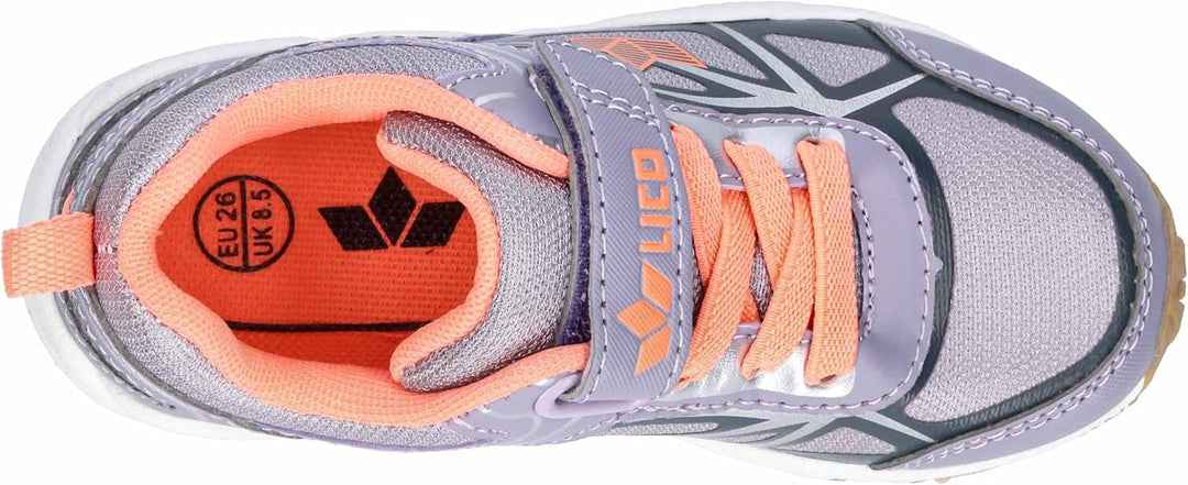 Lico Unisex Kinder Salford VsHallenturnschuhe 25 EU Lila Lachs, 25 EU Lila Lachs