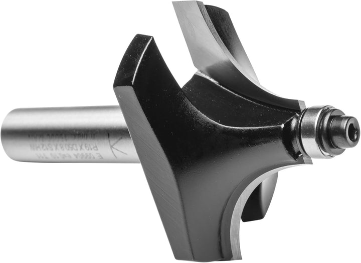 ENT 09904 Viertelstabfräser HW, Schaft (S) 12 mm, Durchmesser (D) 50,8 mm, NL 25,4 mm, R 19,05 mm, S