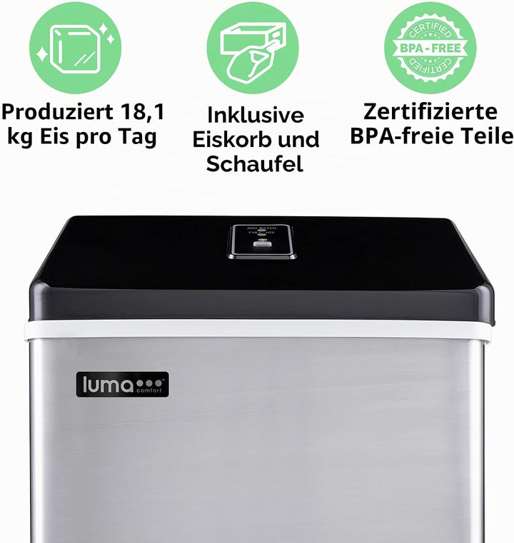Luma Komfort im200ss tragbar klar Ice Maker, 28-pound