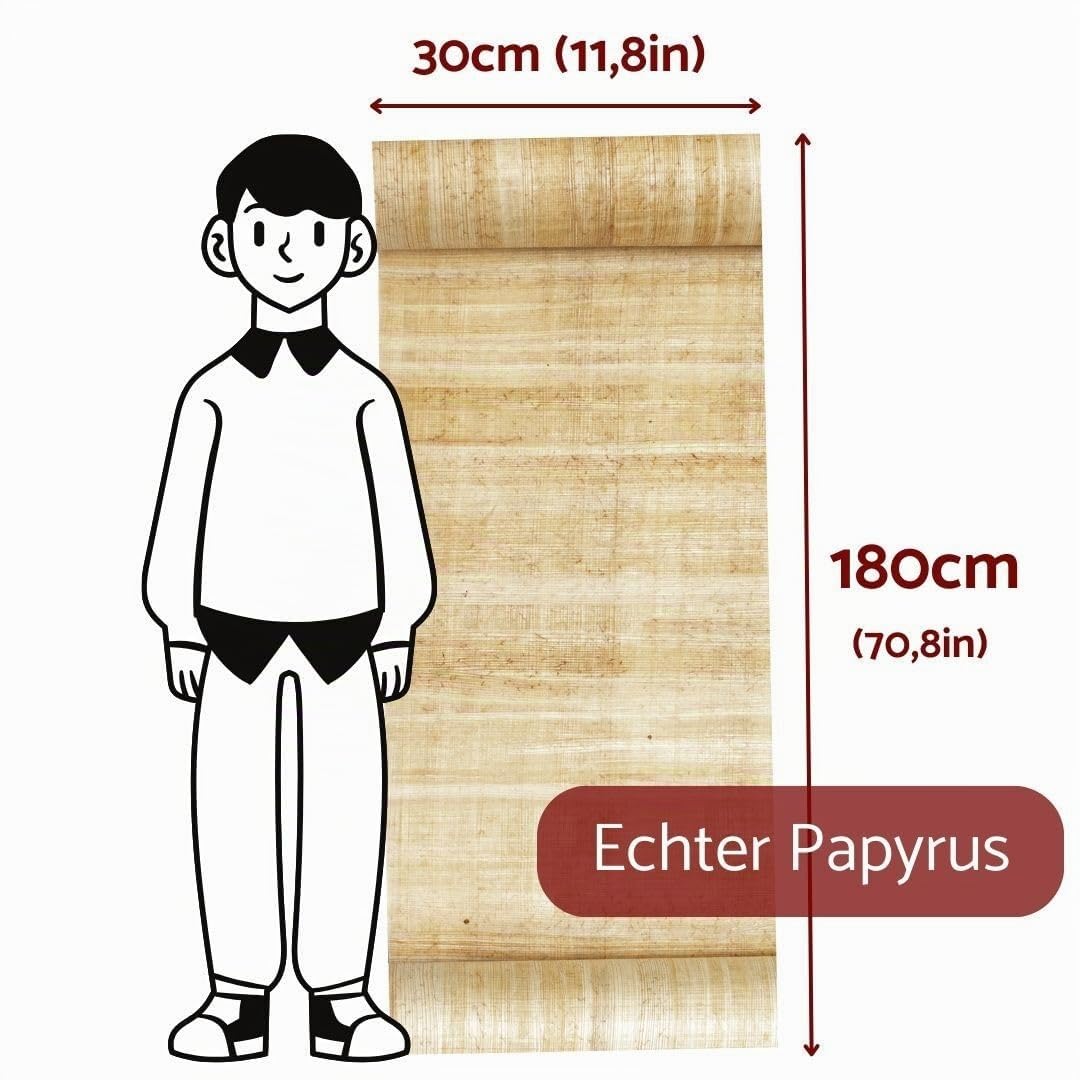 Papyrusrolle aus Ägypten - Schriftrolle selbst beschreiben - Papyrus ein orientalisches Naturprodukt