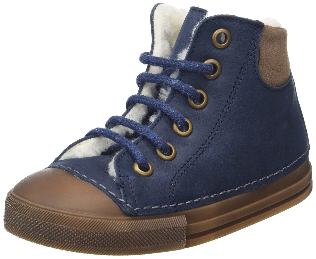 Däumling Baby-Jungen Ecki Stiefelette 19 EU Country Ozean, 19 EU Country Ozean