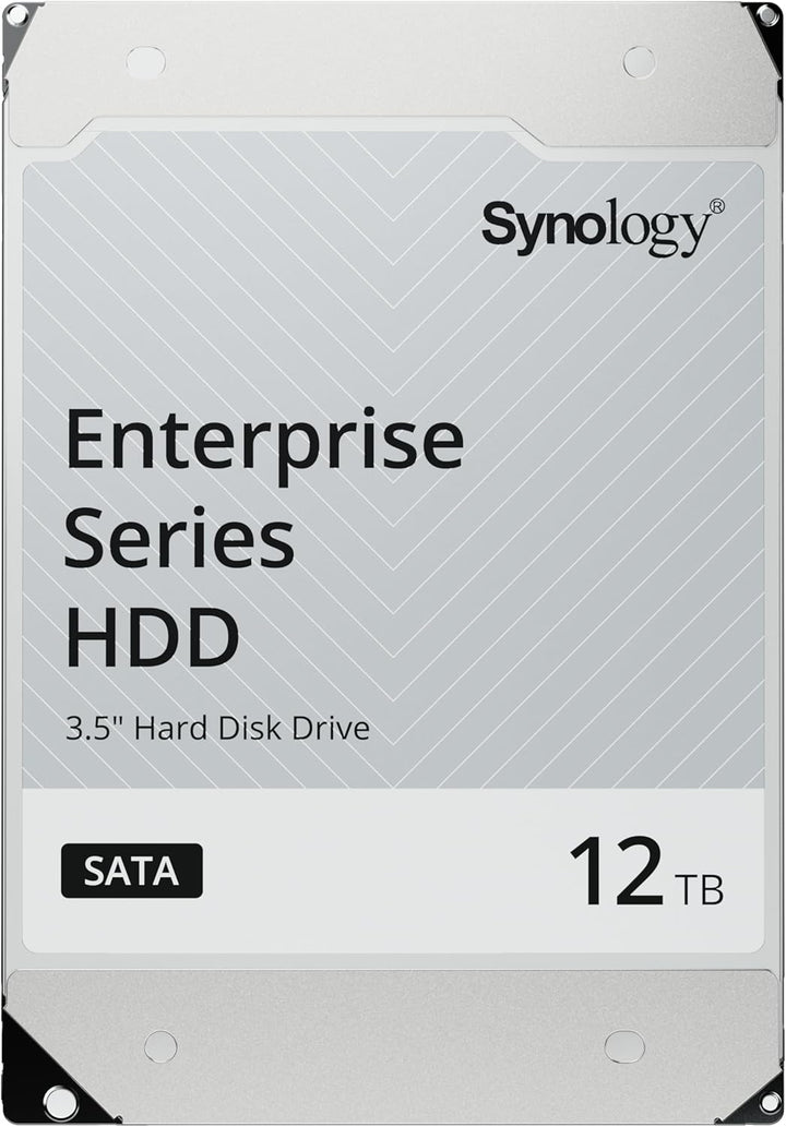 Synology HAT5300 SATA-HDD, 12 TB, 8,9 cm (3,5 Zoll), 7200 U/min, für 24/7 Umgebungen, HAT5300-12T, S