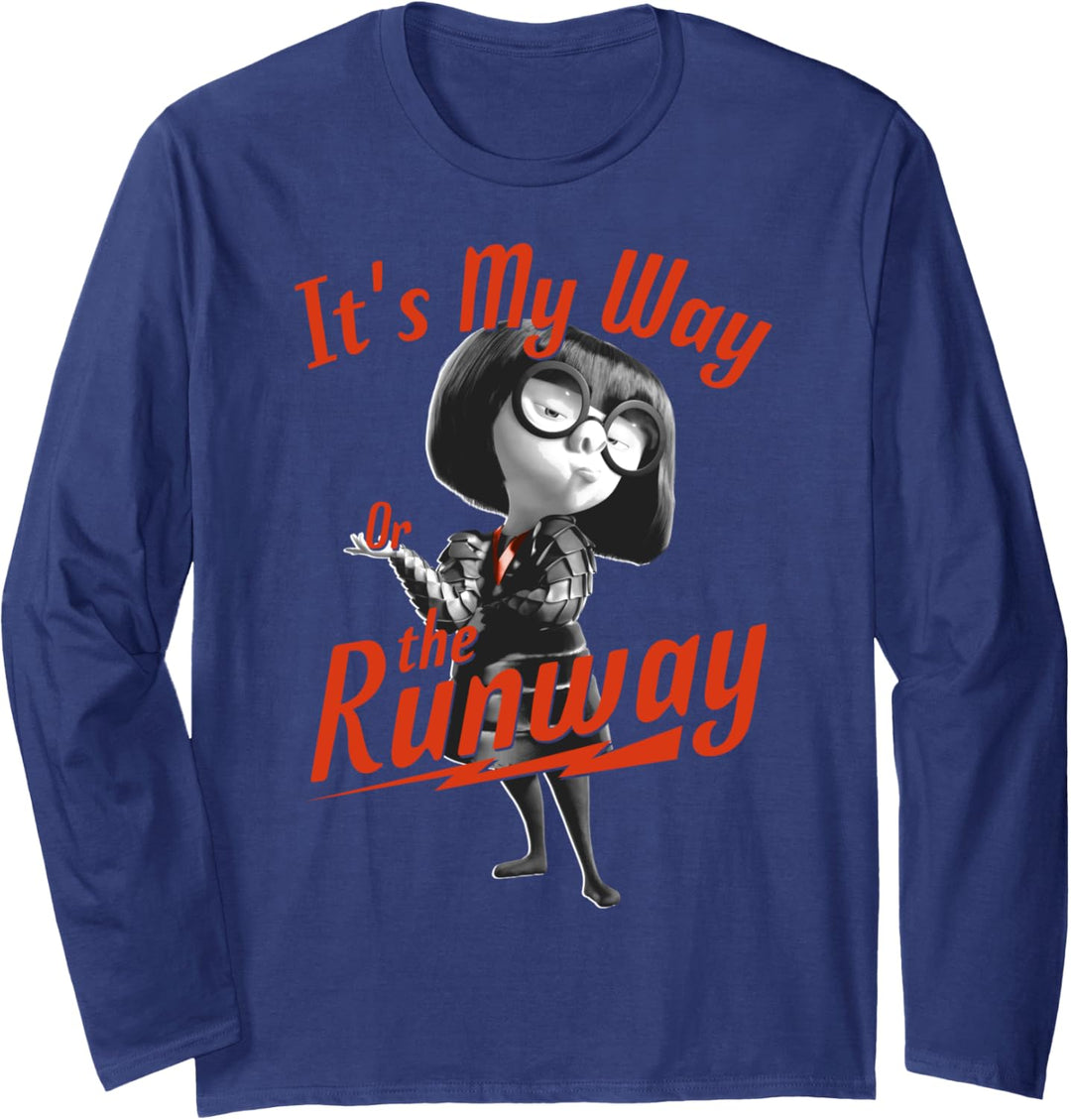 Disney Pixar Incredibles 2 Edna Runway Langarmshirt