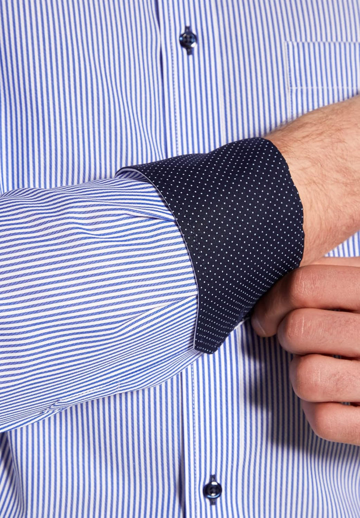 ETERNA Comfort Fit Hemd Business-Hemd Männer Baumwolle Langarm-Hemd Anzughemd Kent-Kragen bügelfrei