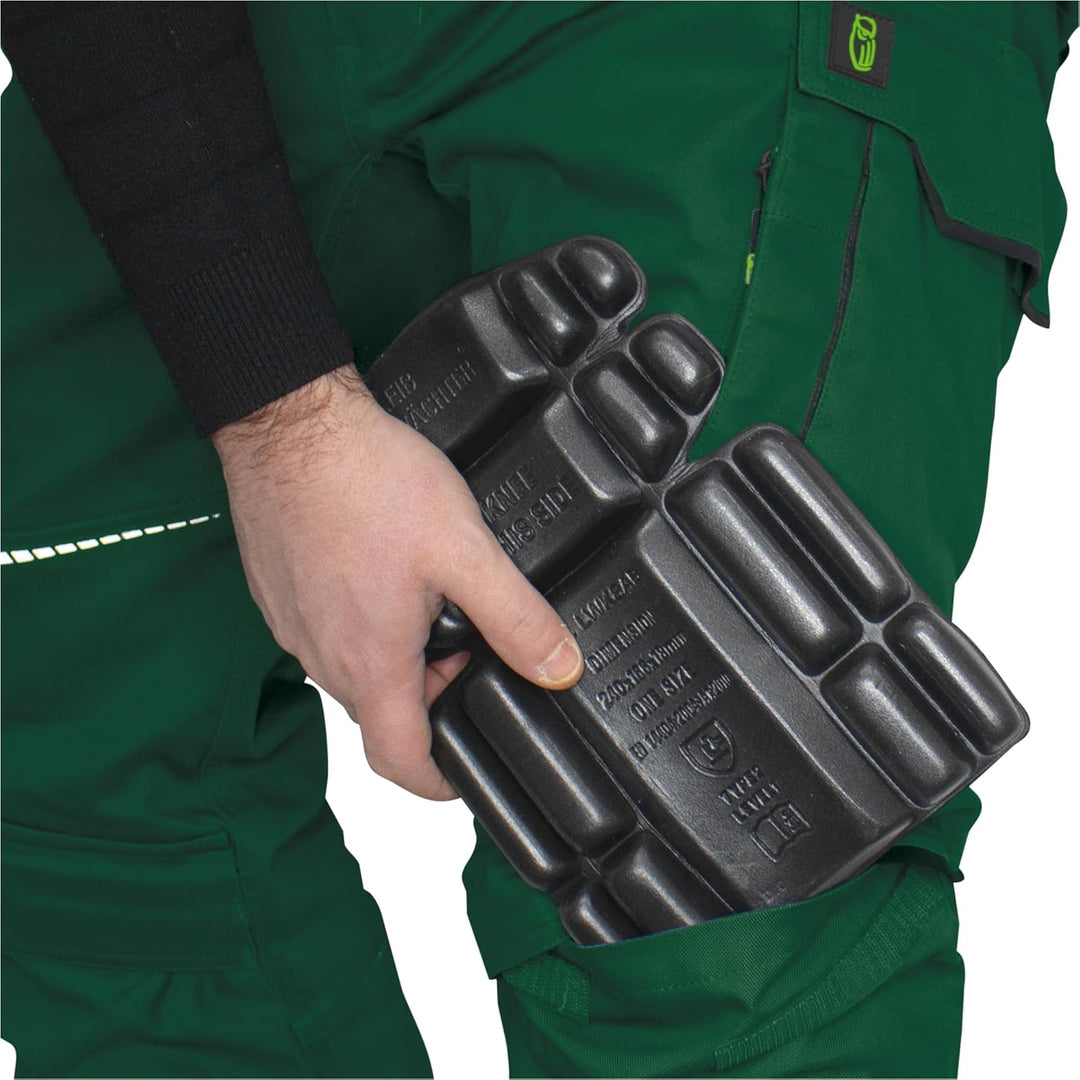 Leib Wächter Flex-Line Workwear Bundhose Arbeitshose mit Spandex (grün/schwarz, 52)
