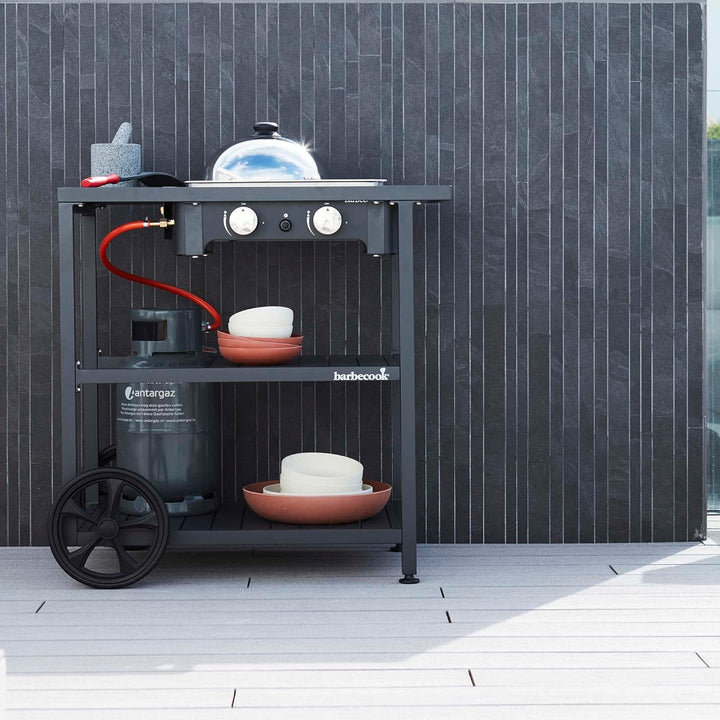 barbecook Olivia Profi Plancha Grillhaube aus Edelstahl, wetterfeste Garglocke zum Abdecken und Gare