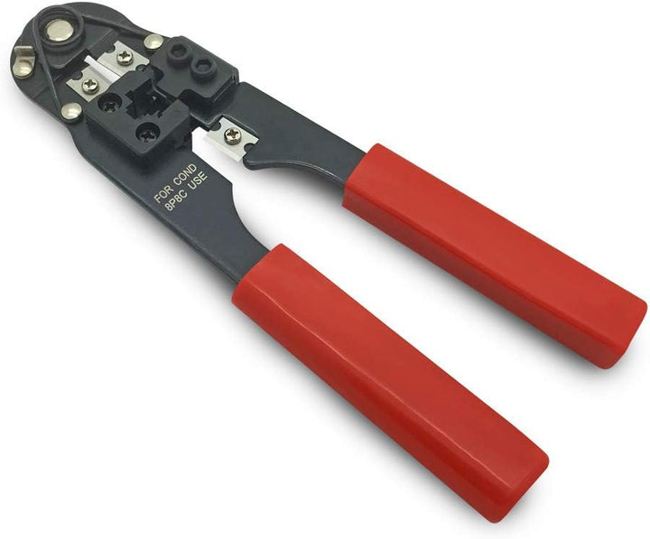 ARLI RJ45 Netzwerk Werkzeug Set 50x Netzwerkstecker Netzwerk Stecker Modular Zugentlastung Einführhi