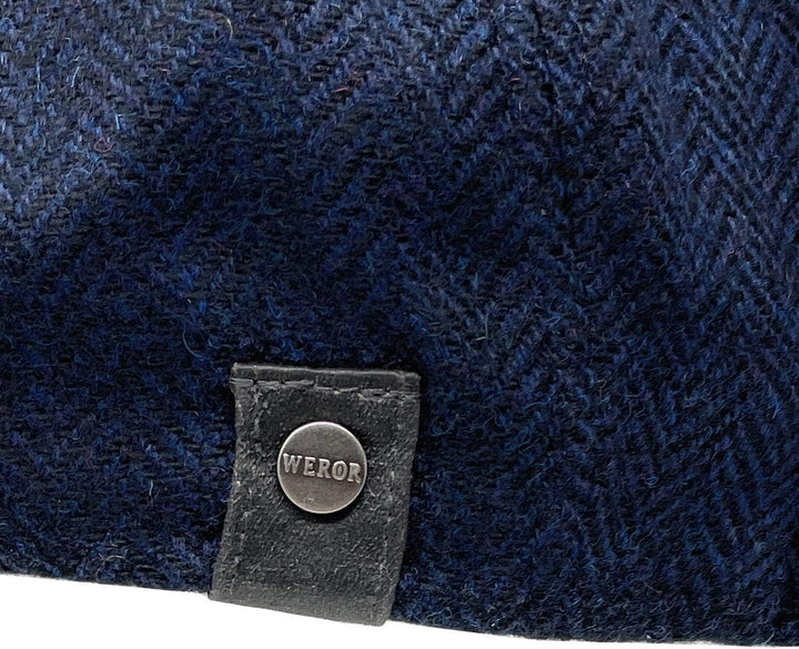 Schiebermütze Herren Schirmmütze Herrenmütze Newsboy Flat Cap Mütze 54-55 Marine, 54-55 Marine