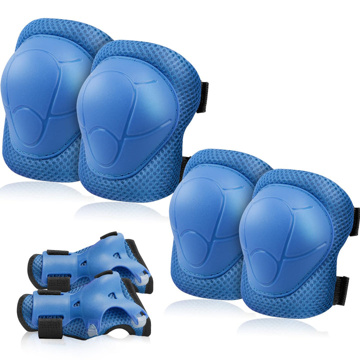 Knieschoner Kinder Schoner Inliner Protektoren: [6er Set] Schützer Inline Skates Knieschützer Skateb