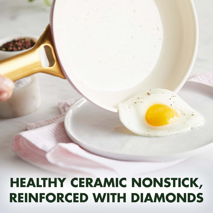 GreenPan Reserve Hartanodisierte gesunde keramische Antihaft-Bratpfannen-Set mit 20 und 26 cm Durchm