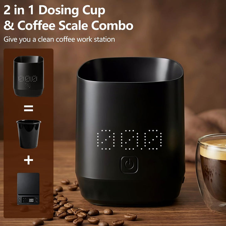 Kaffeewaage, Kaffeewaage mit timer, Espresso waage för Espresso &amp; Pour-Over, Precision Kaffevåg, Kom