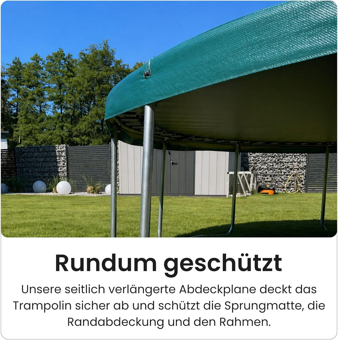 Zero Gravity Trampolin Abdeckplane für alle Ø 183/244/305/366/427 cm Trampoline - Inkl. Knebelbänder