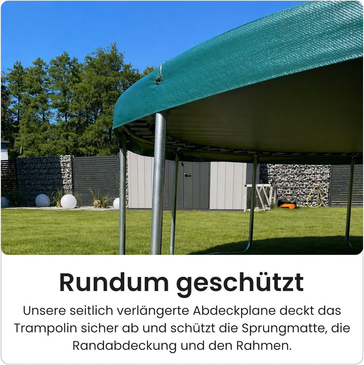 Zero Gravity Trampolin Abdeckplane für alle Ø 183/244/305/366/427 cm Trampoline - Inkl. Knebelbänder