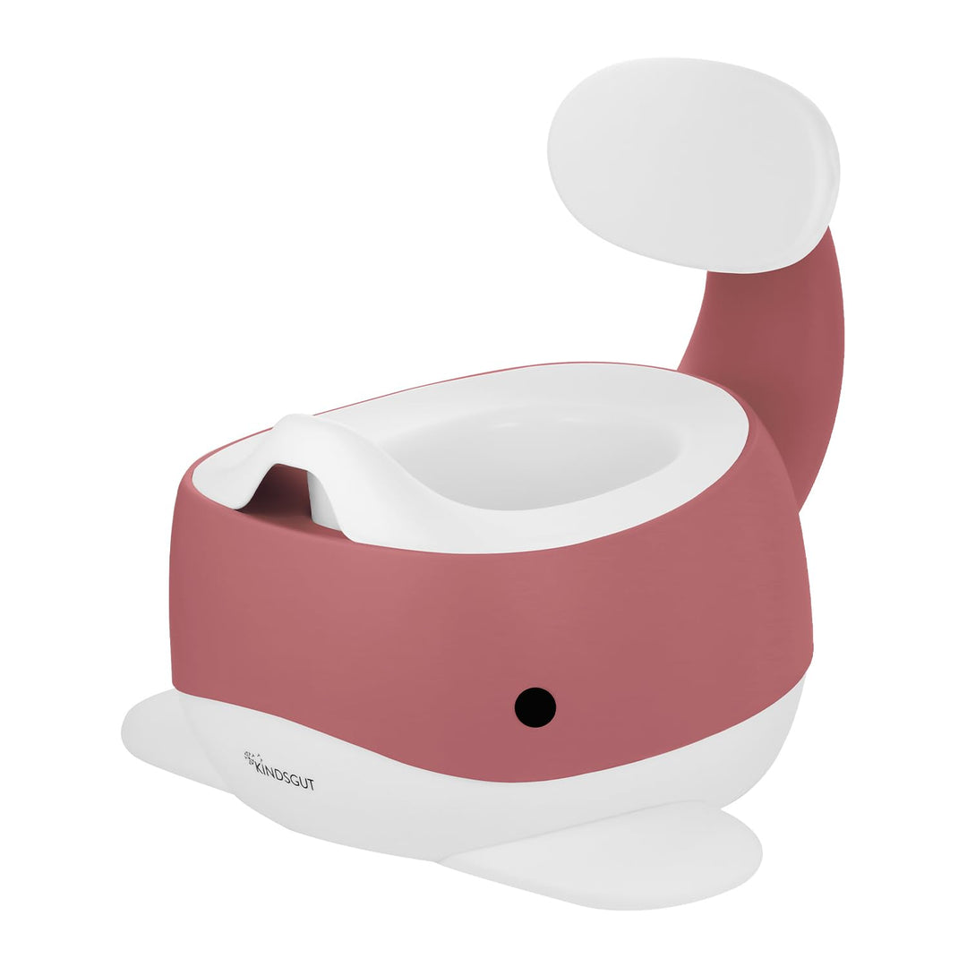 Kindsgut Kinder-Töpfchen, Babytopf WC/Klo, kinderfreundliches Wal-Design und dezente Farben, Toilett