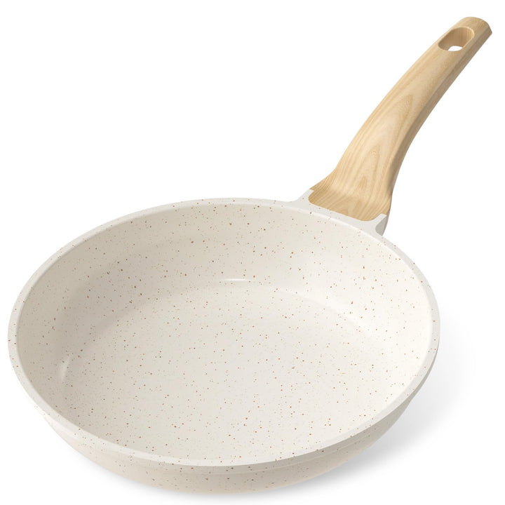YASHE Bratpfanne mit Antihaftbeschichtung, 28 cm, Pfanne mit Granitbeschichtung für Eier, Pfannkuche