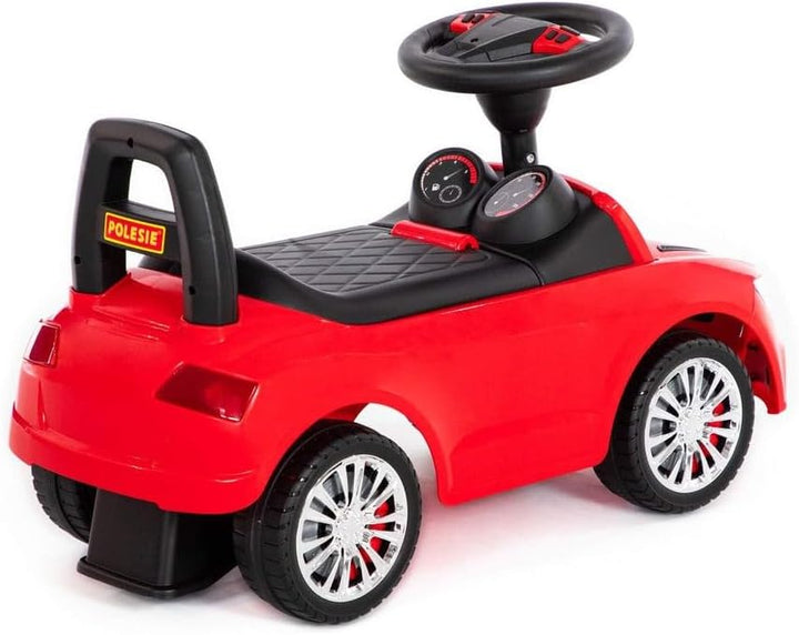 Rutscher Auto rot Super Car Nr.2 Sound Kinder Rutscherfahrzeug Lauflernhilfe
