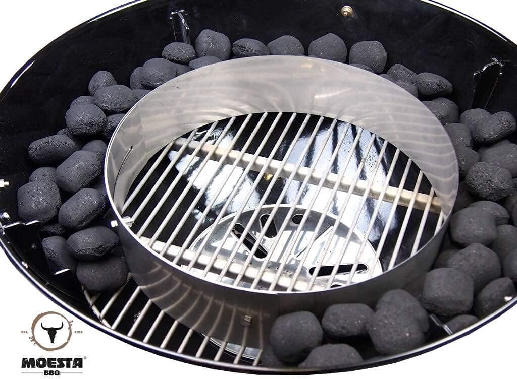 MOESTA-BBQ 10131 SmokingBande XXL 360 Grad - Zum Schichten und Positionieren von Kohle, Briketts und