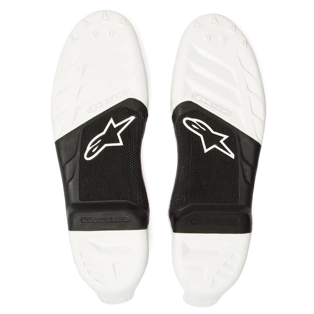 Alpinestars Unisex-Erwachsene Tech-7 Sohle, Schwarz/Weiss, Grösse 08 (Mehrfarbig, Einheitsgrösse