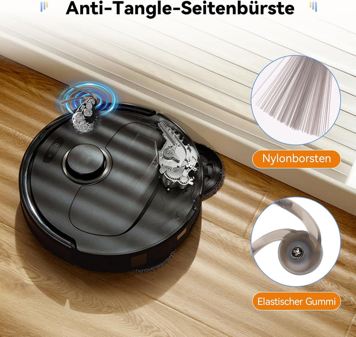17 Stück Zubehör für Roborock QV 35A / QV 35S / Qrevo S Pro/QR 598 / QR 798 Saugroboter, 1 Hauptbürs