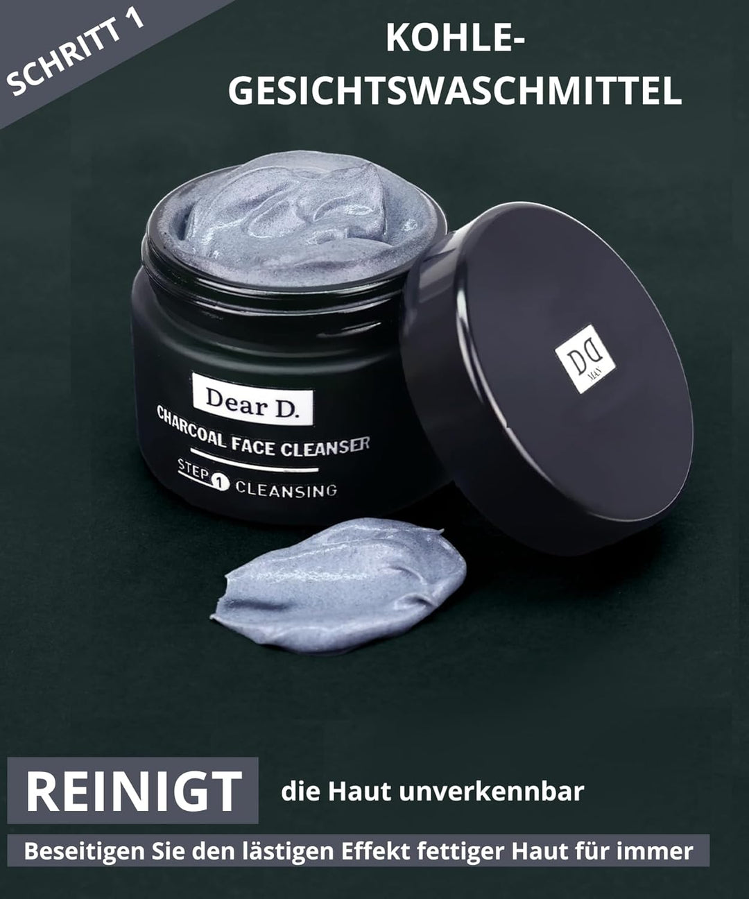 Dear D. Box Kit Hautpflege für das Premium Gesicht | 2-Schritte-Routine mit klärender Gesichtswäsche