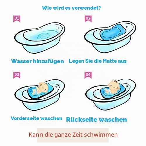 belupai Baby Bad Pad Neugeborenen Faltbare Badewanne Stuhl Regal Badewanne Sitz Infant Unterstützung