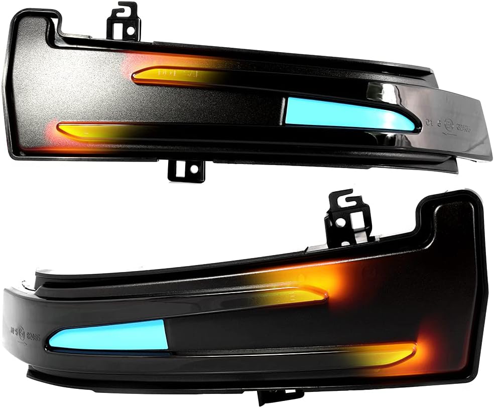 LIGHTDELUX Ersatz für LED Spiegelblinker Blinkleuchte Dynamisch Links Rechts Laufblinker mit Zulassu