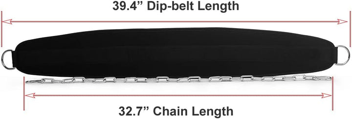 HemeraPhit Gewichtete Klimmzug Dips Gürtel Kette Doppel D Ring Gewichtheben Rückengurte Home Gym Zub