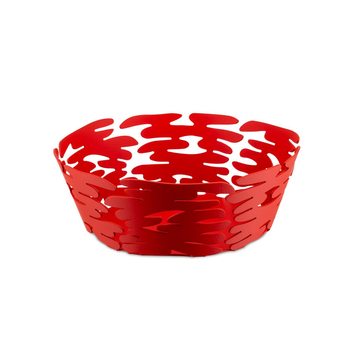 Alessi Barket runder Korb, Ø 18, rot Ø 18 Rot, Ø 18 Rot