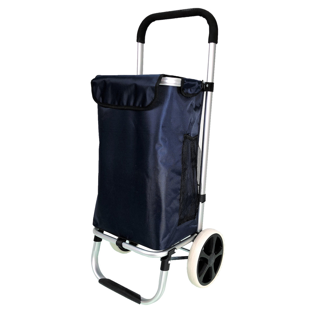MY TRAVEL BAG Alu Trolley Einkaufstrolley Tasche Einskaufsroller Einkaufswagen (dunkelblau), Dunkelb