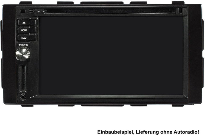 tomzz Audio 2438-002 Doppel DIN Radioblende HQ kompatibel mit Nissan Navara (D231) 4. Generation ab