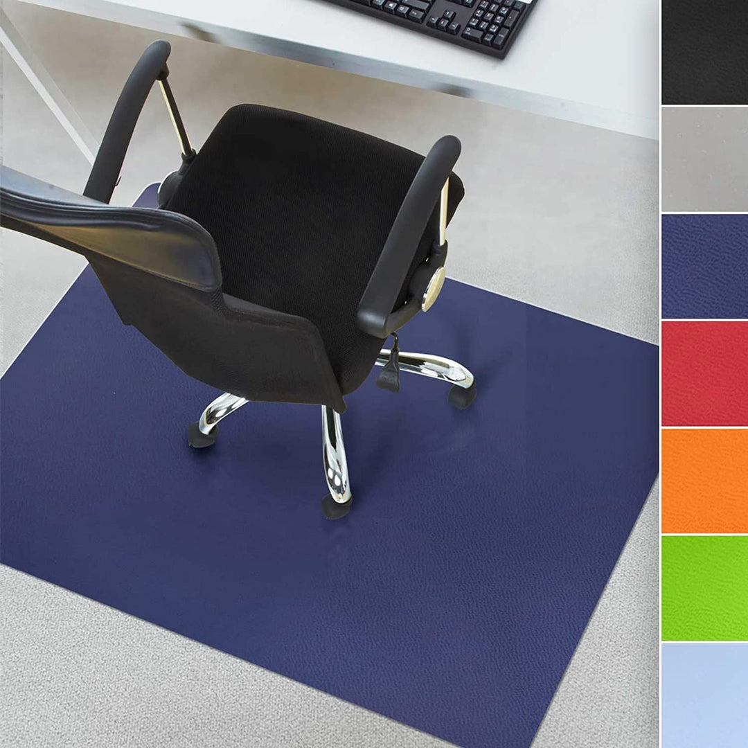 Floordirekt Bodenschutzmatte für Hartböden - farbige Bürostuhlunterlage Bodenmatte Stuhlunterlage au