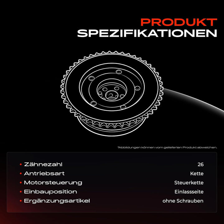 Frankberg Nockenwellenversteller Einlassseite fürCoupe GK Elantra XD Elantra Stufenheck HD XD Trajet