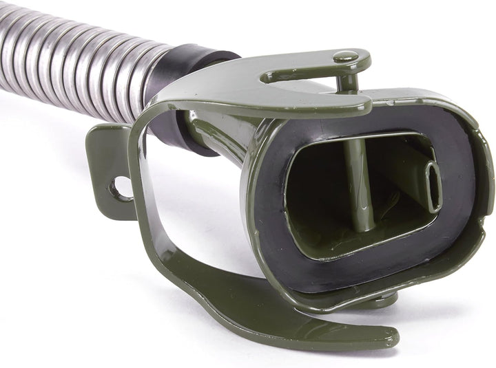 Oxid7® Ausgiesser flexibel für Metall Benzinkanister 5,10 oder 20 Liter | Olivgrün, 20mm Ausgiesser