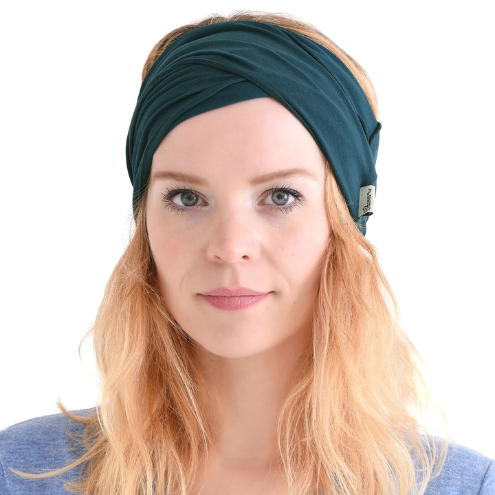 Dünnes Lauf Stirnband Sport Haarband Herren, Bandana Damen Sommer Japanische Mode Lang, Loop Tuch Zu