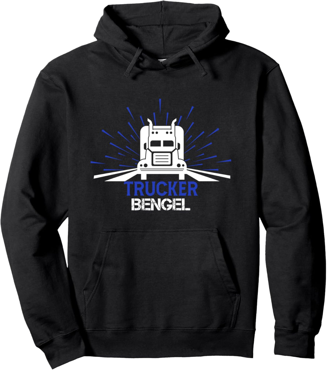 Trucker Bengel, Fernfahrer, Lastwagen, LKW, Trucker Pullover Hoodie