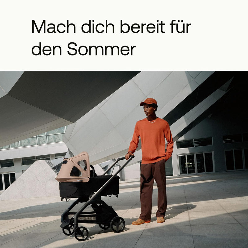 Bugaboo Dragonfly Sonnendach mit Lüftungsfenstern, ausziehbar für zusätzlichen und optimalen Sonnens