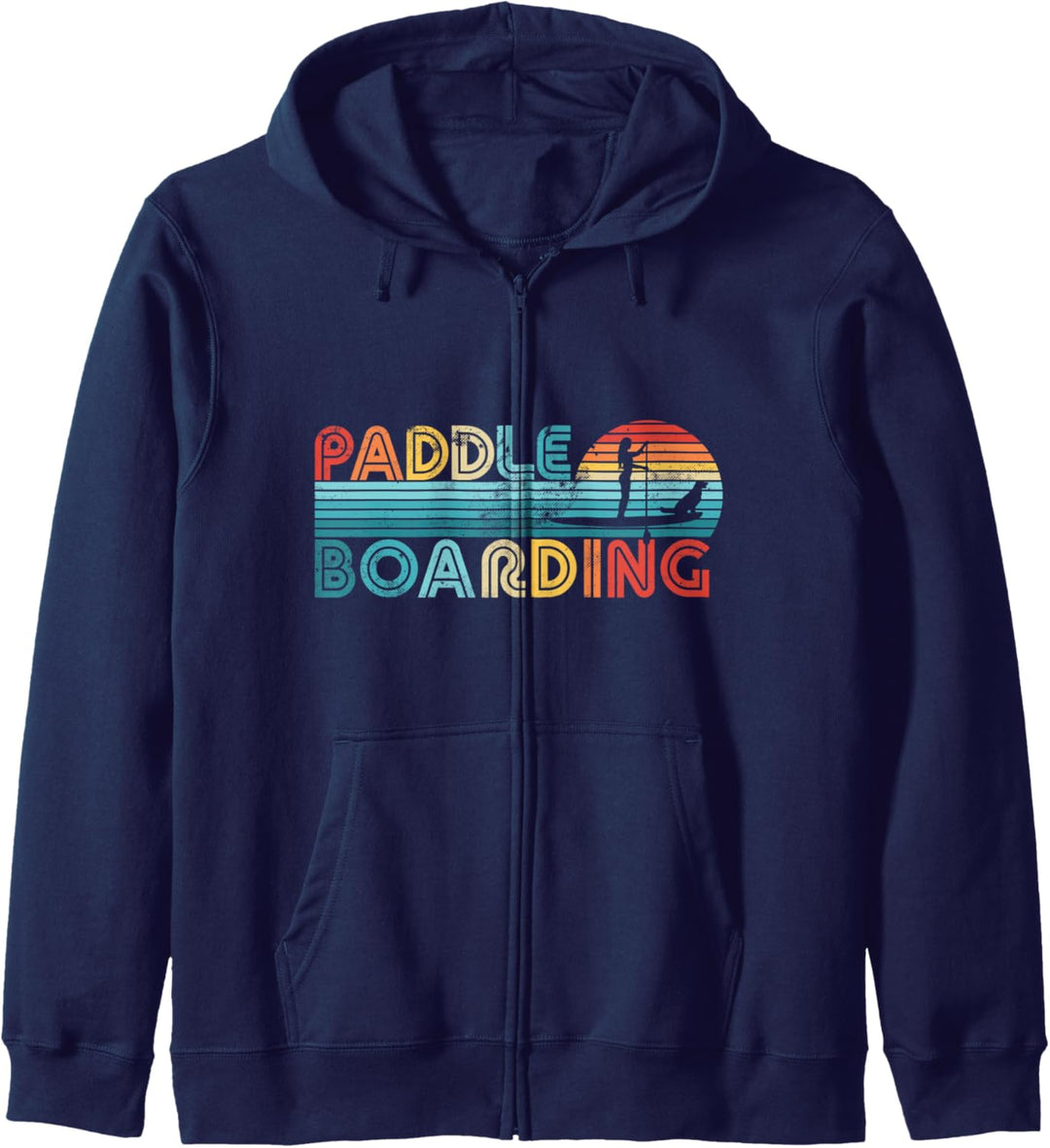 Paddleboarding Paddleboarding Mädchen Hund SUP Sonnenuntergang Geschenk Kapuzenjacke