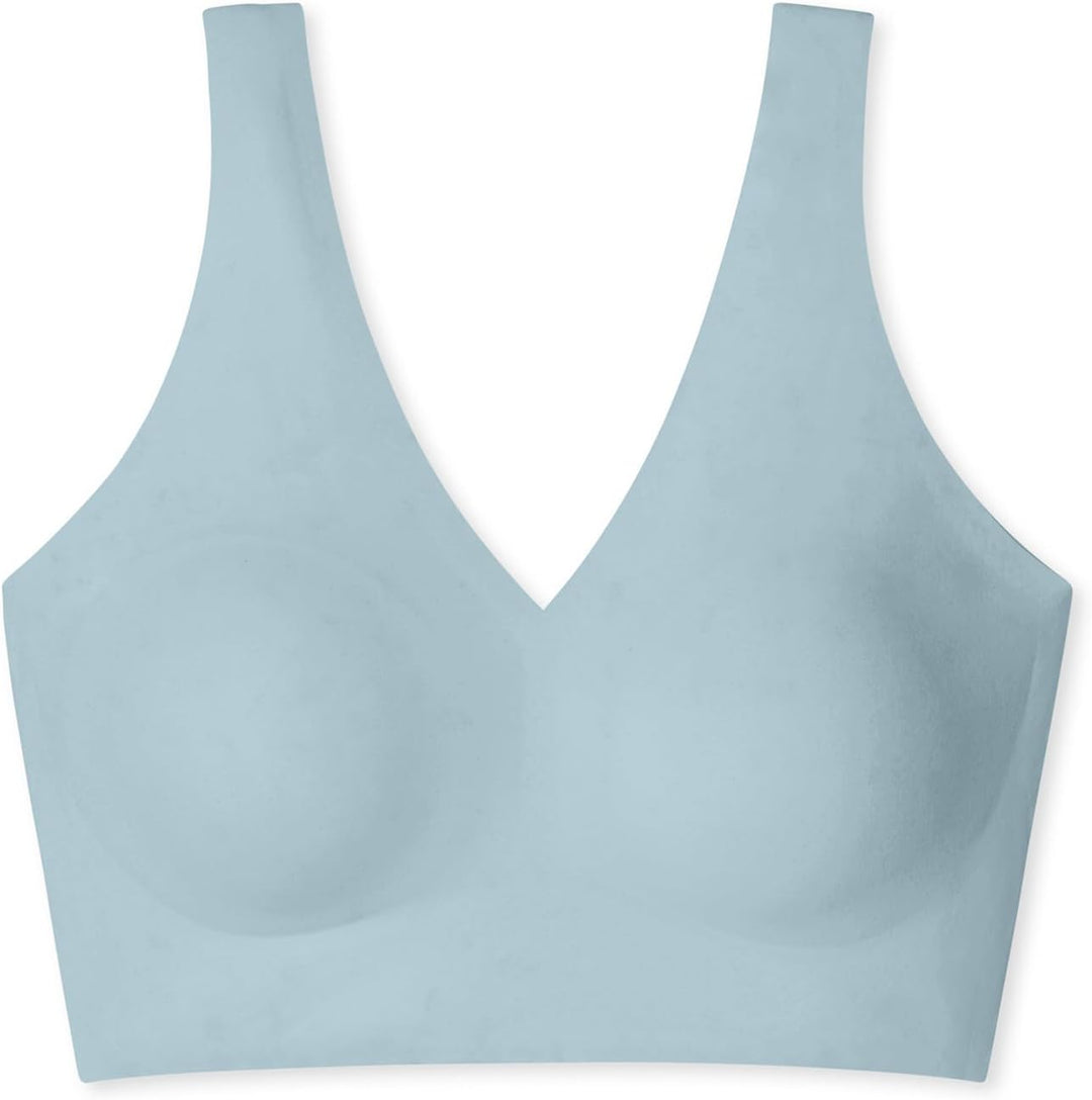 Schiesser Damen Nahtloses Bustier mit herausnehmbaren Pads - Invisible Soft 36 Bluebird_170364, 36 B