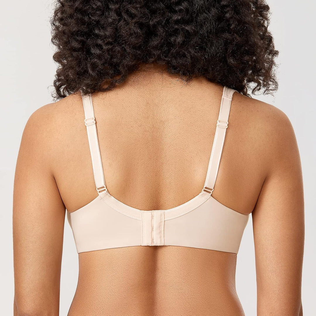 AISILIN BH Damen mit Bügel T-Shirt Grosse Grössen Leicht Gefüttert 75C Beige, 75C Beige