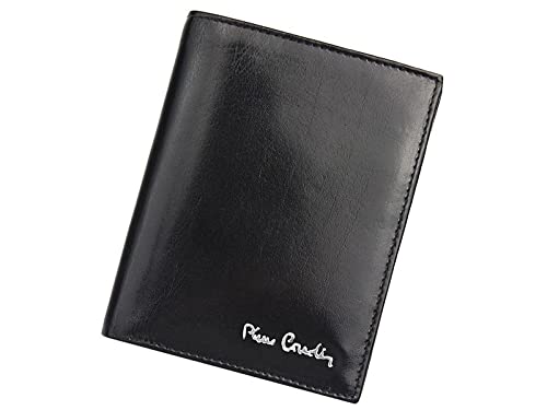 Pierre Cardin Pojemny męski portfel YS520.1 326 RFID Verschluss ohne Clip Elegantes Schwarz, Verschl