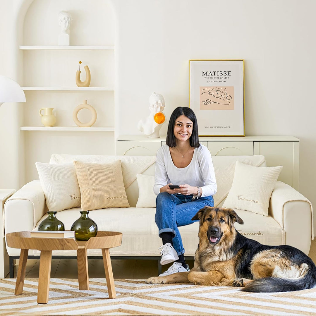 IMSGVIFO Sofa Sitzkissenbezug, Sofa Sitzkissenbezug Stretch, Elastischer Kissenbezüge, Husse Überzug