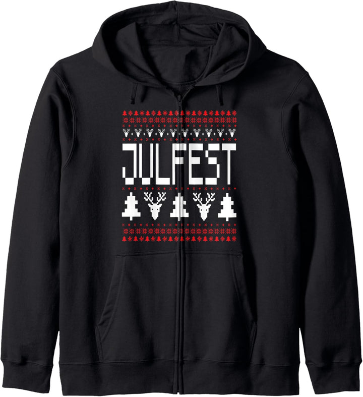 Ugly Julfest Heidnische Weihnachten Wintersonnwende Kapuzenjacke