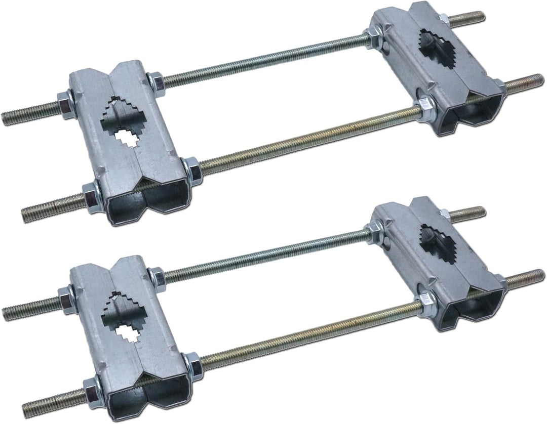 Doppelschellen Set für HQ Stahl Mastschelle 30cm - Rohr- oder Masthalterung bis 64mm aus verzinktem