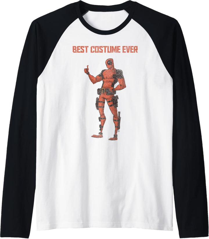 Marvel Deadpool Best Costume Ever Portrait Raglan