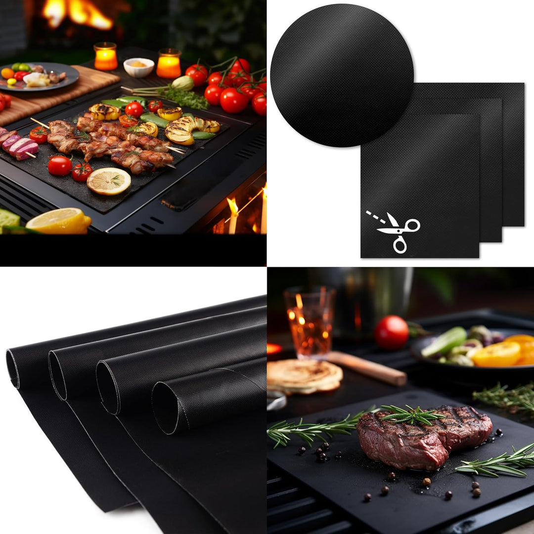 Froster Grillfather BBQ Legend Set - Grillzubehör und 4 Grillmatten, Grillbesteck Set
