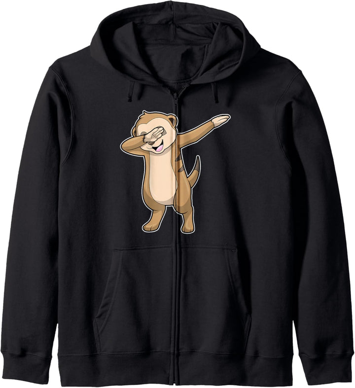 Erdmännchen Hip Hop Tanz Dab Kapuzenjacke